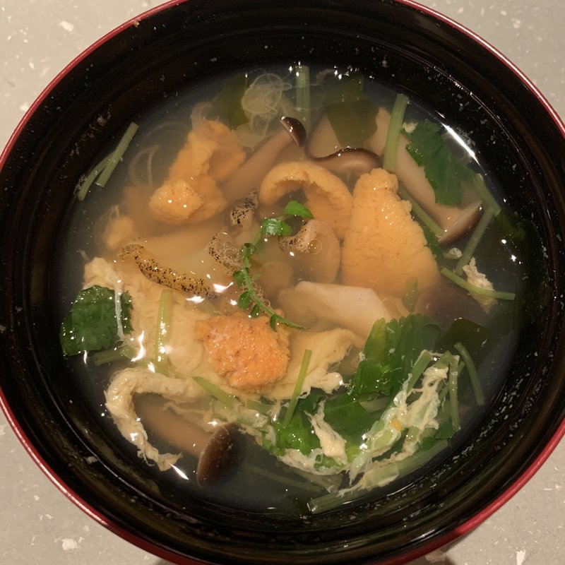 いちご煮(山形酒菜一 )