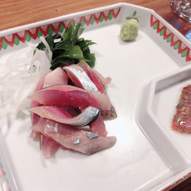 生秋刀魚の刺身(田中屋 )