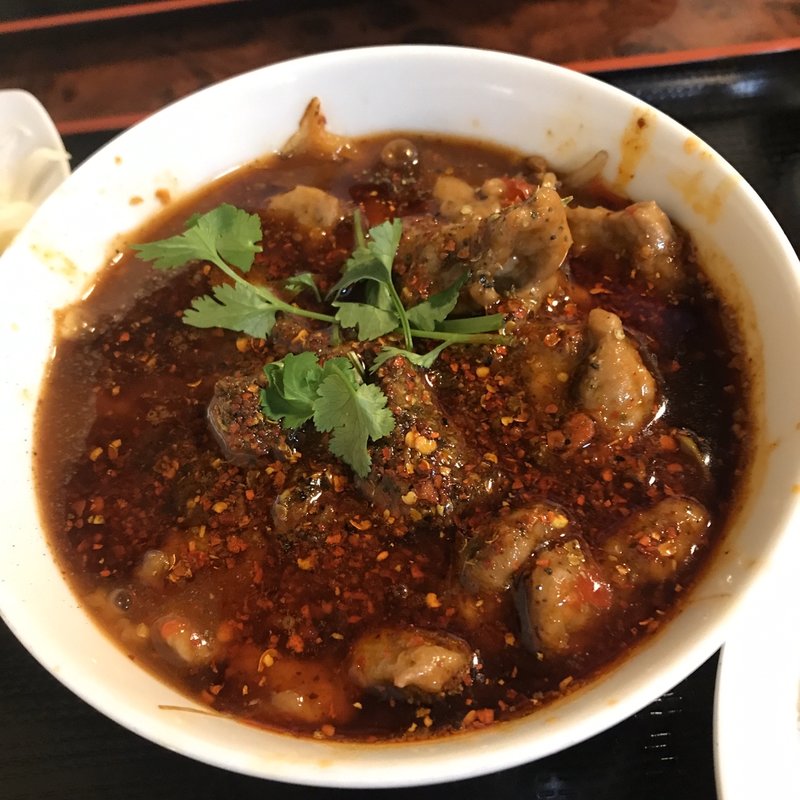 豚肉と野菜の水煮(四川DINING 望蜀瀘)