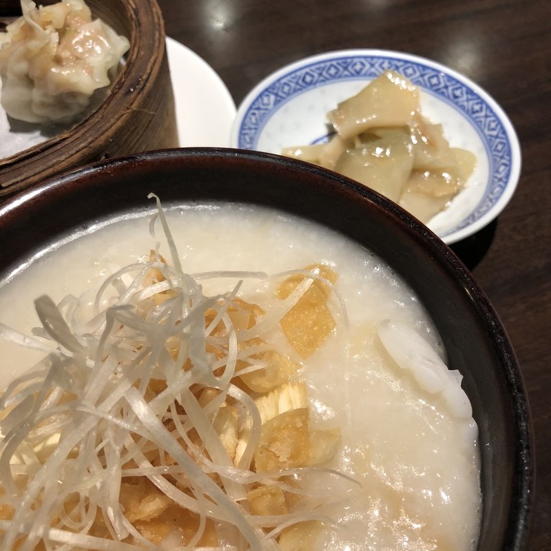 海鮮粥セット(中国酒菜 暢暢)