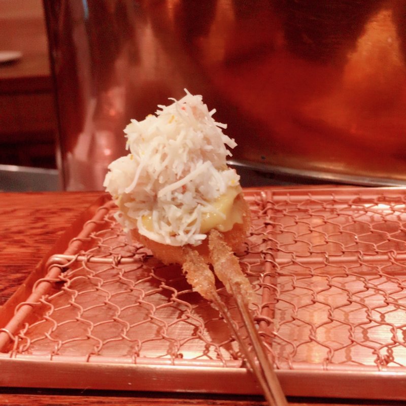 里芋カニ身のせ(あーぼん)