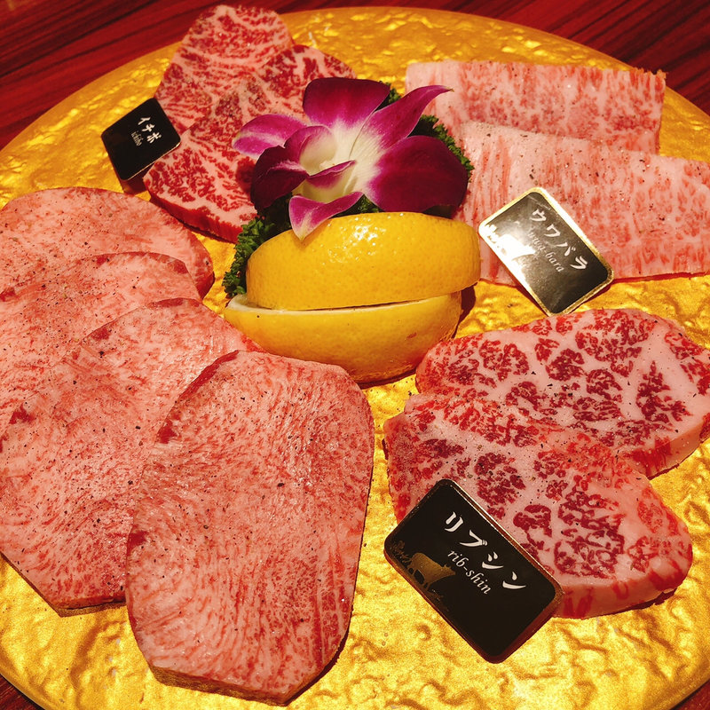 4種盛り(牛兵衛 草庵 東京ドームホテル店)