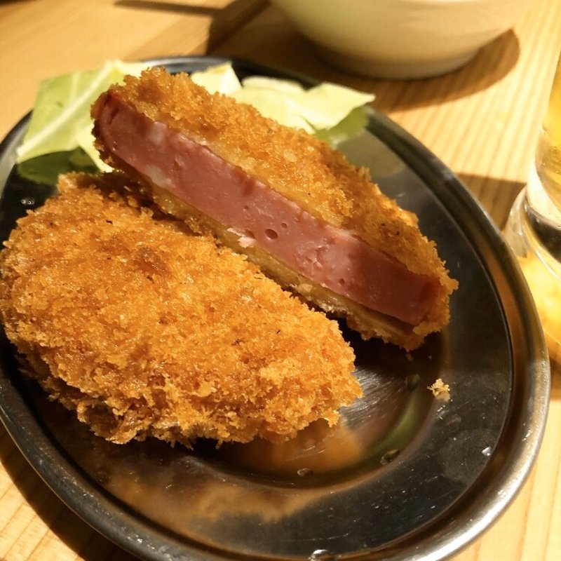 ハムカツ(焼鳥つじや)