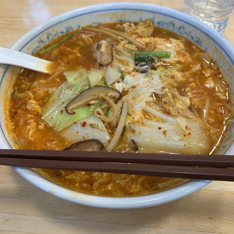 旨辛菜麺(ぎょうざの満洲 鶴ヶ島脚折店)