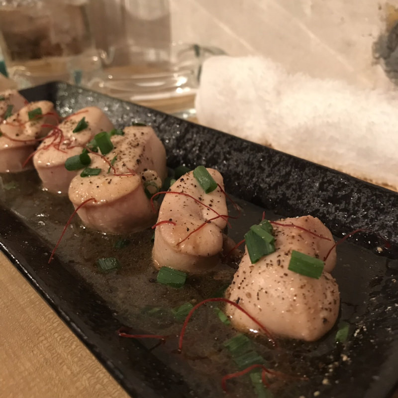 まぐろ白子バタポン(日吉まぐろ酒場)