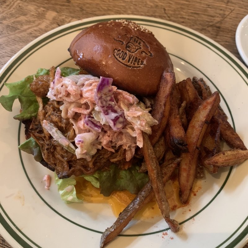 エスプレッソBBQポークサンド(THE GOOD VIBES)