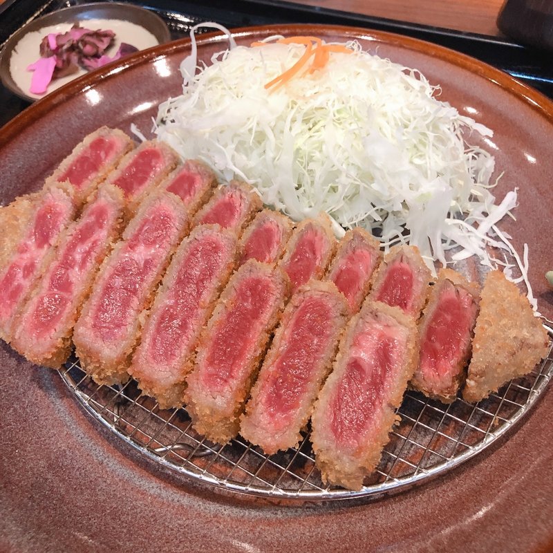 牛カツ(とんかつ薩摩 ヨドバシ梅田店)