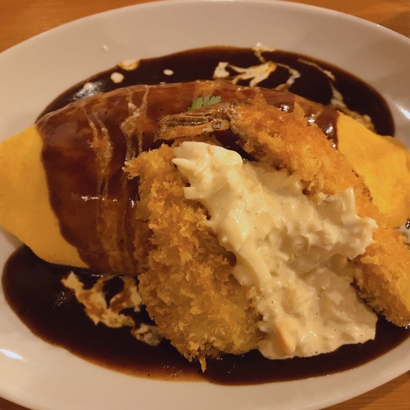 オムライスAプレート(グリルヤマモト)