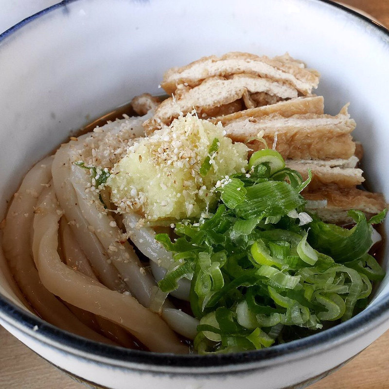 きつねぶっかけ(麺処 ちゅるちゅる)