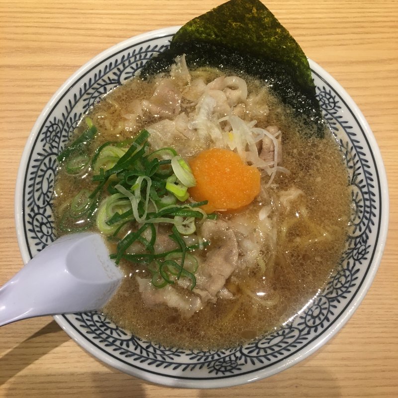 肉そば(丸源ラーメン 新二又瀬橋店)