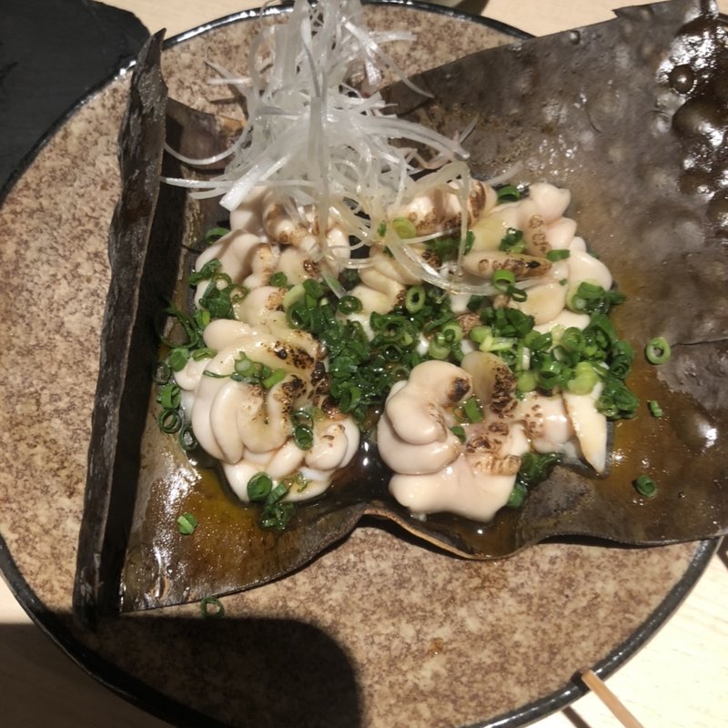 白子昆布焼き(渋谷　よいちゃべ)