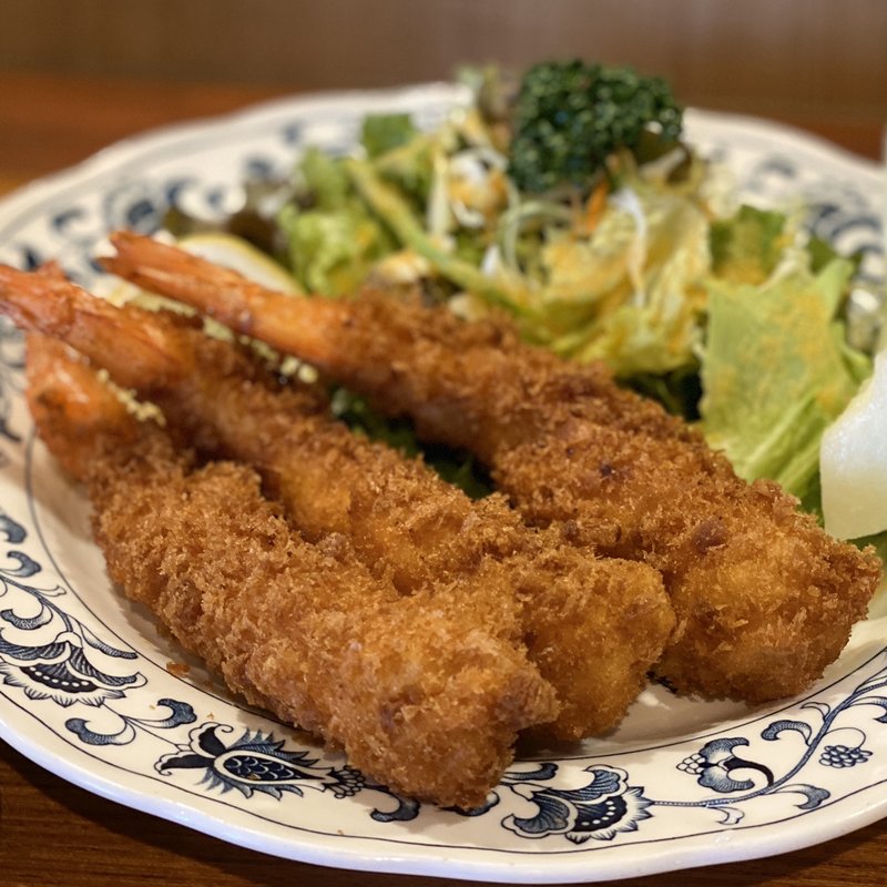 エビフライ定食 ジャンボ(カリメーラ )