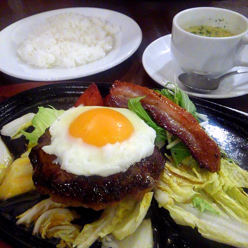 柚子コショウ風味のテリヤキハンバーグ(ハングリーハングリー （Hungry*Hungry 【旧店名】 マリモ）)