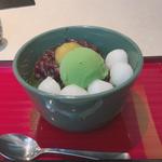 抹茶あんみつ(高島屋　日本橋　梅園)