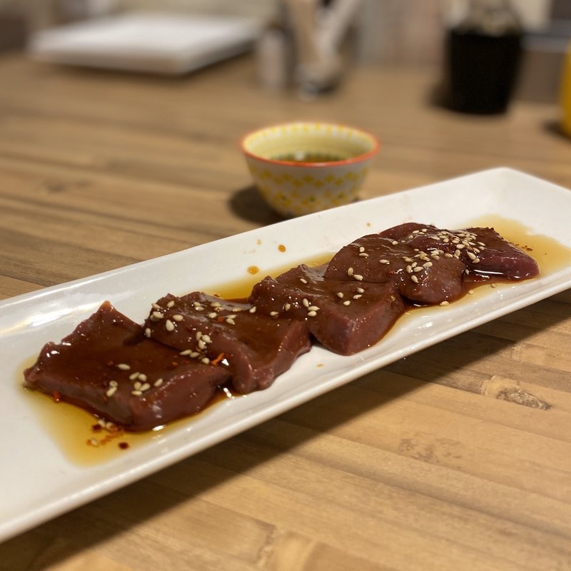 牛焼きレバー(焼肉 ダールフルット 岩倉店)