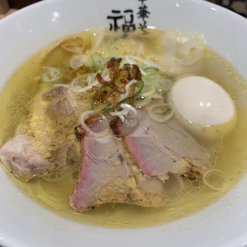 鶏白湯ラーメン贅の盛り(中華そば福味 東京駅KITTE店)