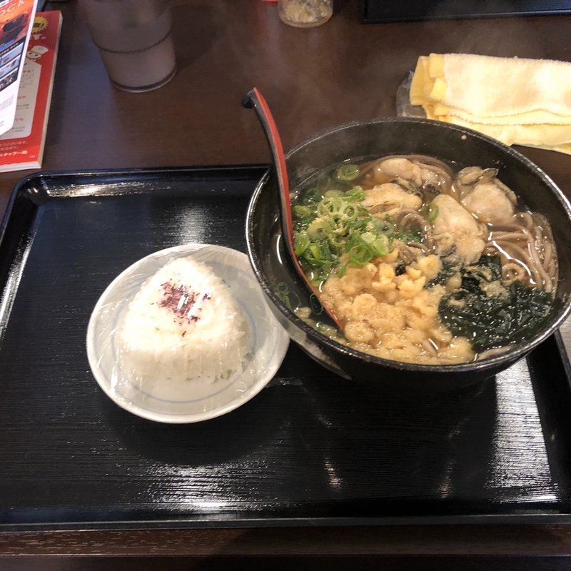 かきうどん(かすうどん大福)