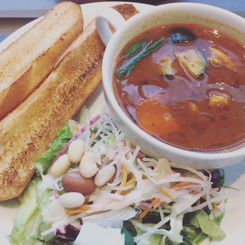 20品目ミネストローネプレート( BECK'S COFFEE SHOP御徒町)