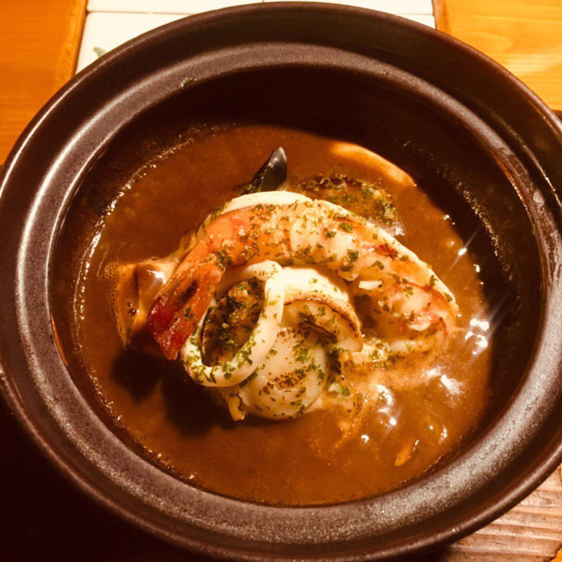 シーフードカレー(3丁目のカレー屋さん)