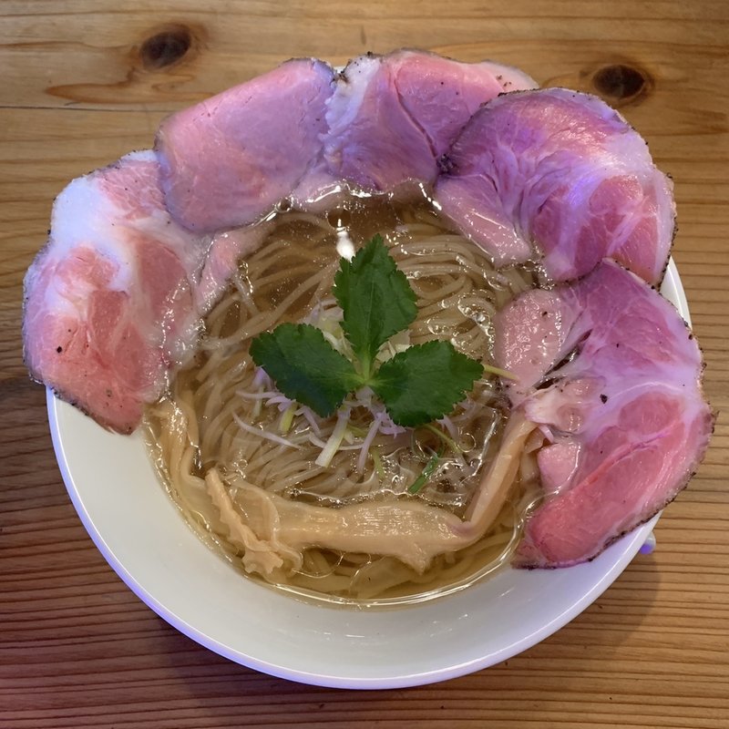 チャーシュー貝そば(田中の中華そば)