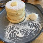 ふわふわリコッタチーズパンケーキ(ミカサデコ&カフェ神宮前)