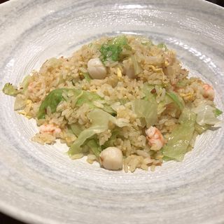 海老とレタス入りXO醤炒飯(魚China YO （ウオチャイナ ヨウ）)
