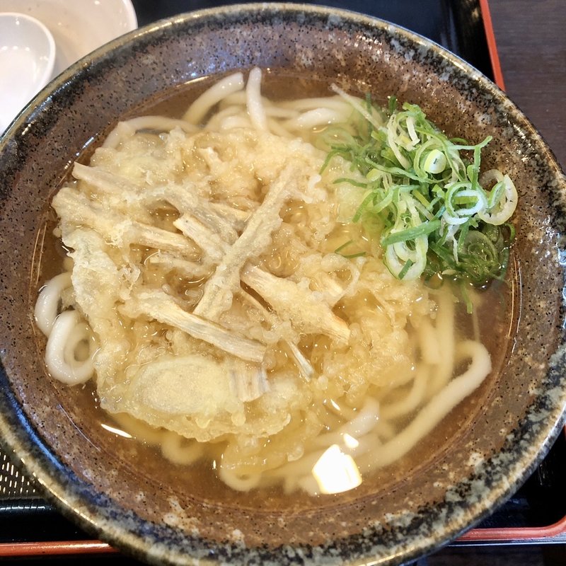 ごぼう天うどん(こまどりうどん 那珂川店)