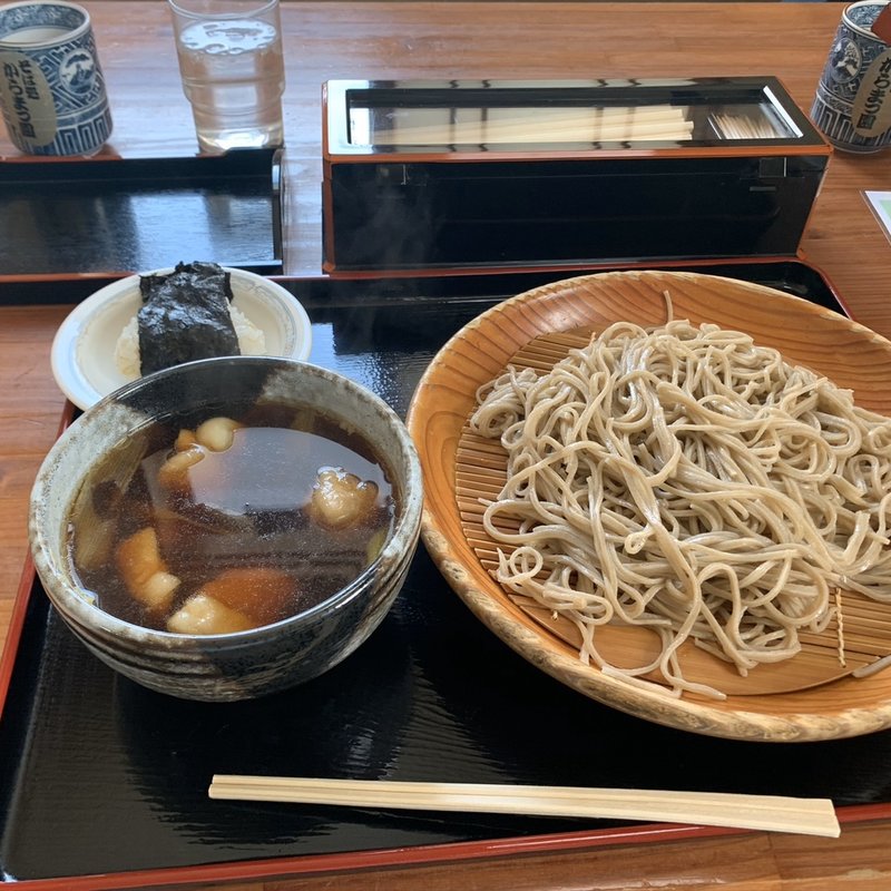 鴨南蛮そば(からまつえん)