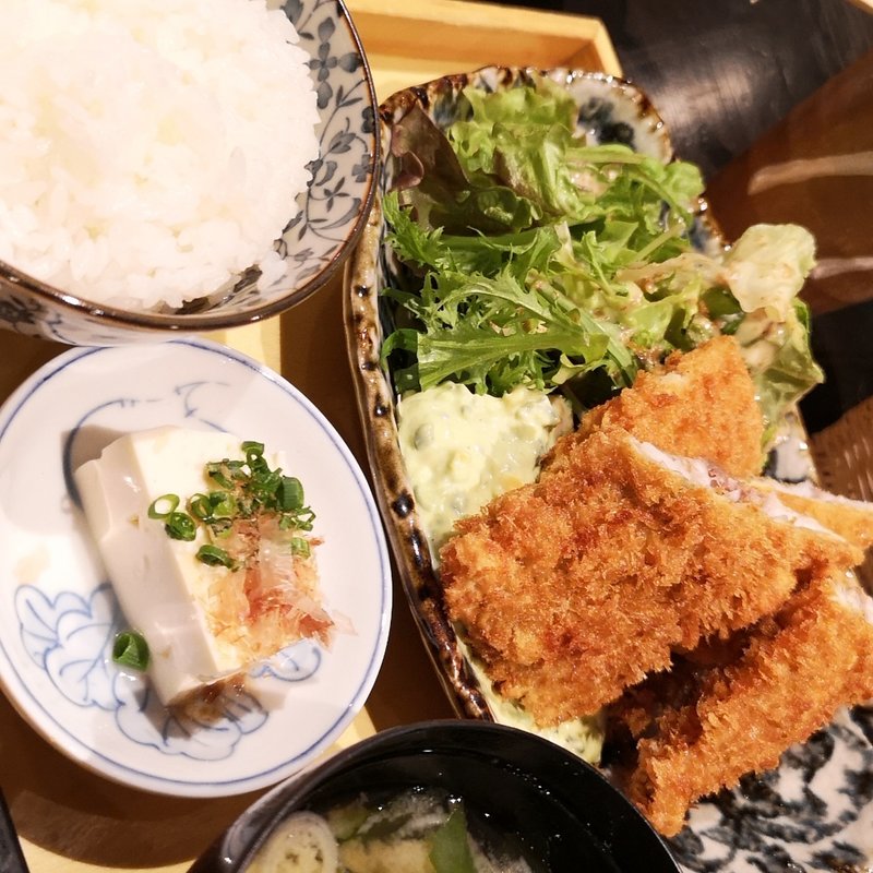 アジフライ定食(やさいと、 )