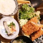 アジフライ定食