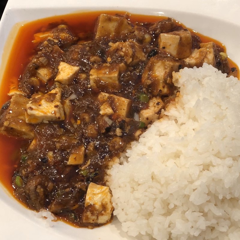 麻婆豆腐ご飯セット(逸品坊 九段下店)