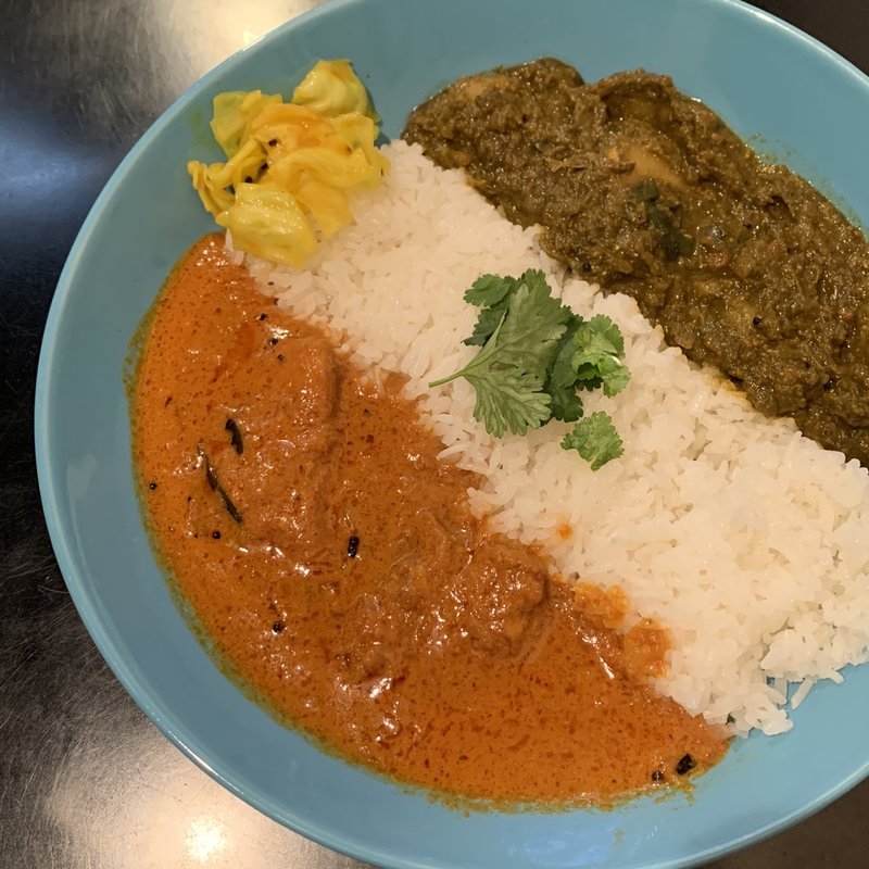 2種あいがけ(エピタフカレー)