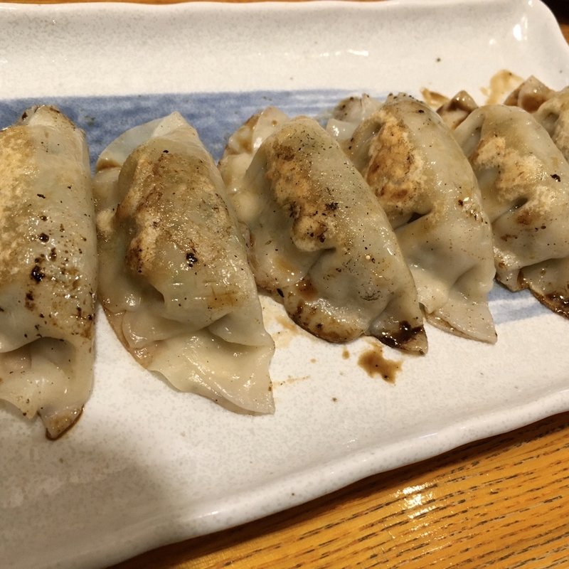 自家製焼き餃子(マルイチ商店)