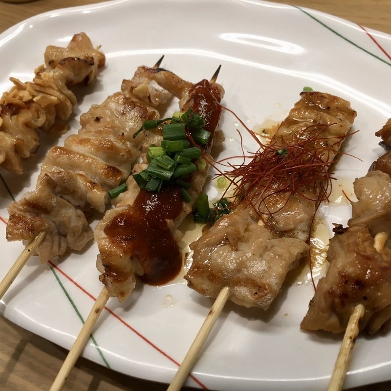 ホルモン5種盛り(串鳥 南7条店)