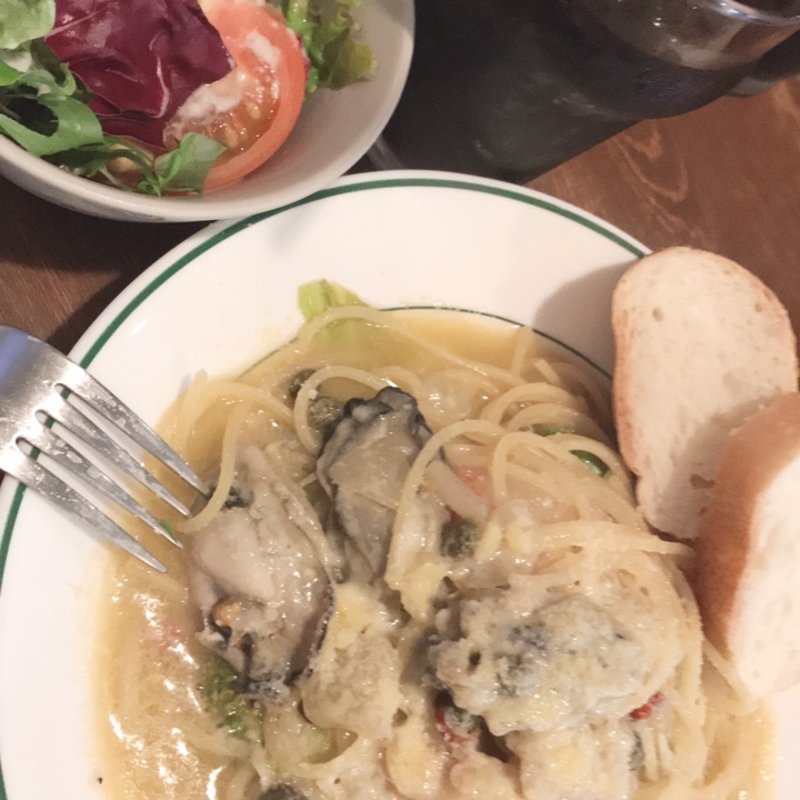 牡蠣のアーリオオーリオ(テンポ・フェリーチェ)