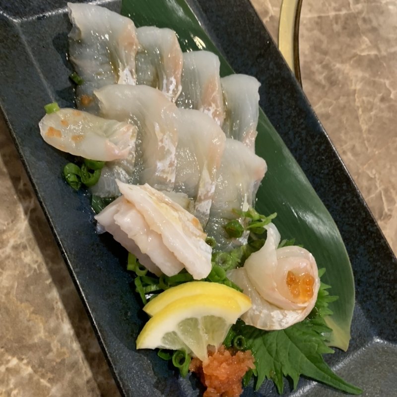 ヒラメ刺し(マルキ水産)