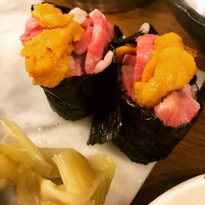 肉寿司盛り合わせ(天神今泉 肉寿司)