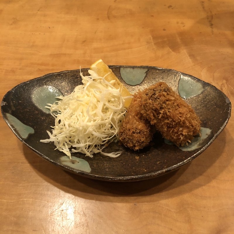 牡蠣のメンチカツ(仲町竹田)