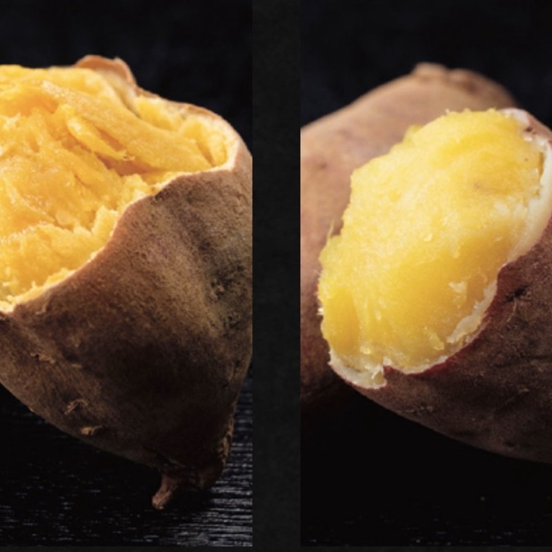 安納芋とべにはるか(焼き芋専門店ふじ)