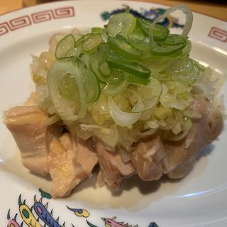 紀州うめどりの蒸し鶏(餃子専門 天包)