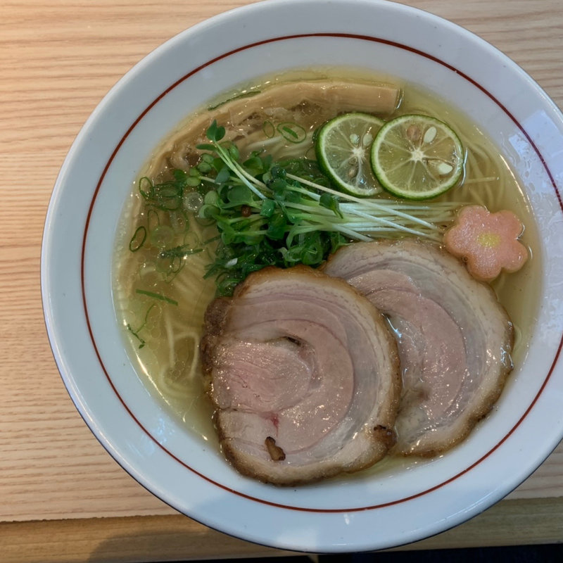 旨味塩ラーメン　並(拉麺開花(らーめんかいほう))
