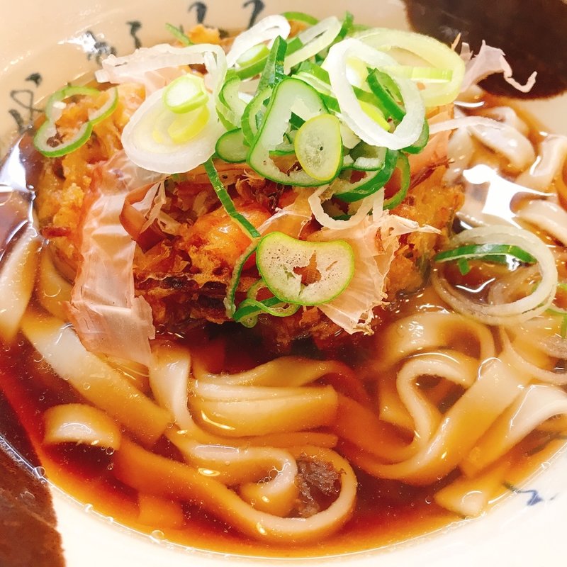 天ぷらきしめん(名代きしめん 住よし JR名古屋駅1・2番ホーム店 （すみよし）)
