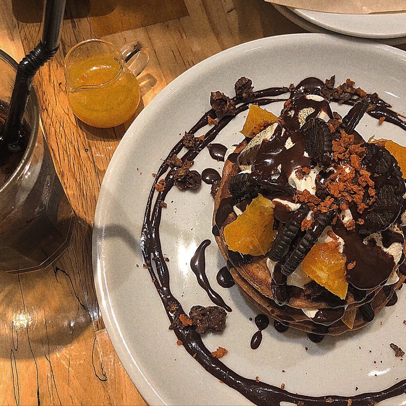 スモアチョコレートパンケーキ(J.S. PANCAKE CAFE ららぽーと富士見店)