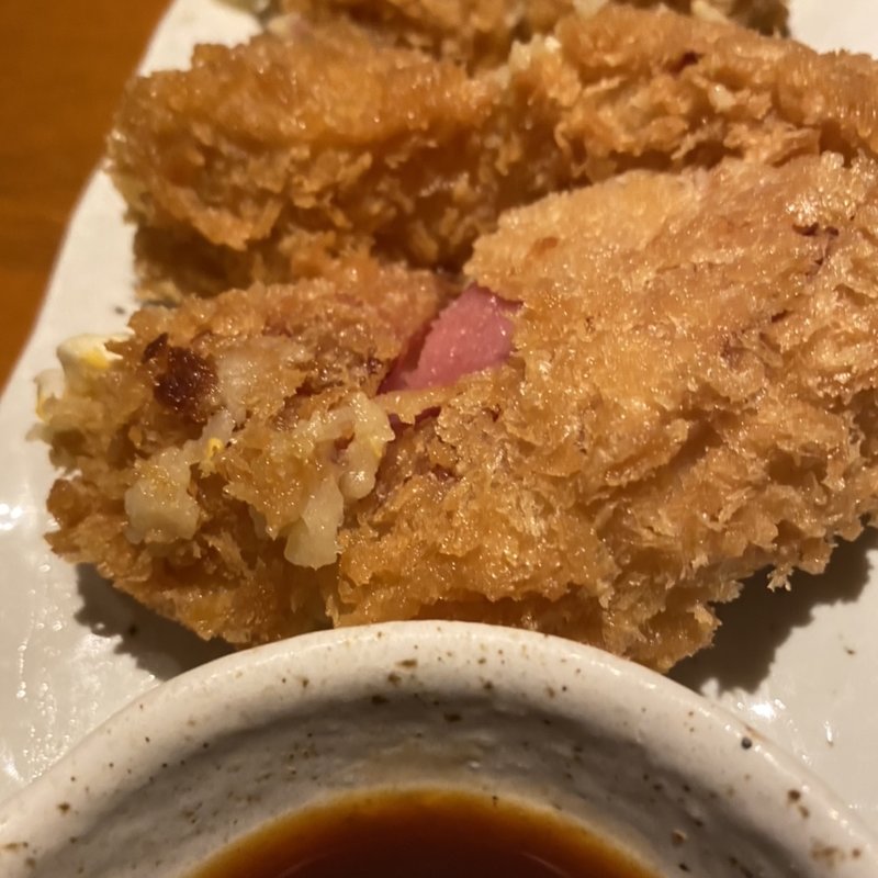 ハムカツ(日本酒と肴 あらばしり 門前仲町)