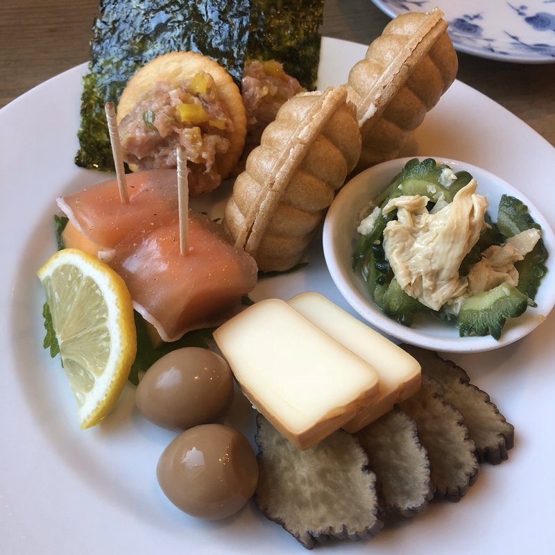 あての盛り（小）(酒嚢飯袋)