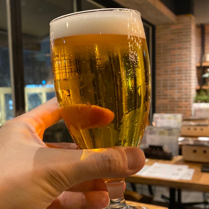 サッポロビール生ビール 黒ラベル 中(焼き鳥 ショウチャン 恵比寿)