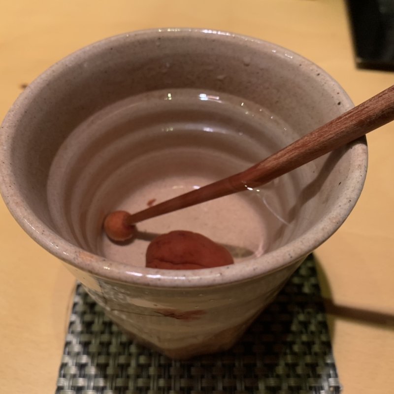 酎ハイ(梅干し割り)(山形蕎麦しゃぶ鍋 大黒 enzou （エンゾウ）)