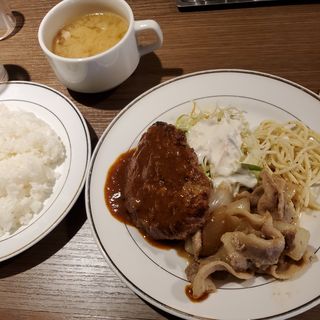 ハンバーグ&スタミナ焼き(キッチンジロー 錦町店 )