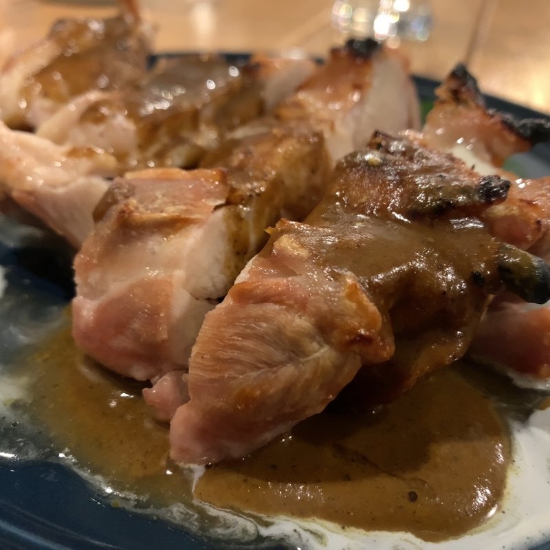 グリルチキン　和風カレーソースがけ(そばりあん ~ sobalian ~)