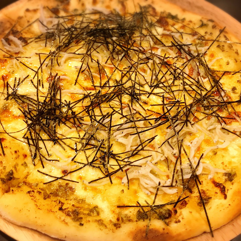シラスと生海苔のピッツァ(BEADS DINER 浅草橋店)